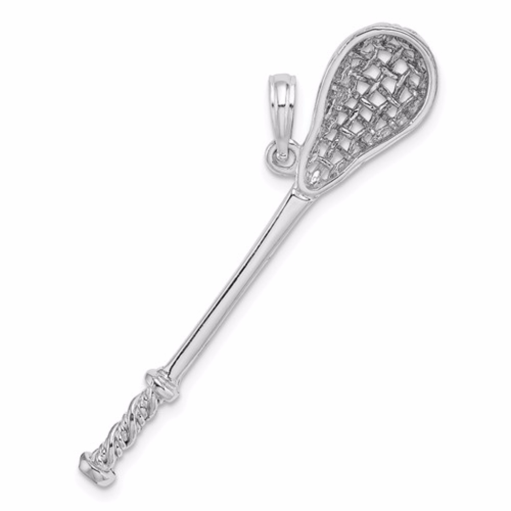 14k Lacrosse Stick Charm
